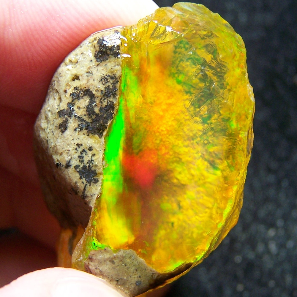 Opal Rough Scenic 89.13 CTs Ethiopian Crystal SEE VIDEO USA DEALER 100% Natural