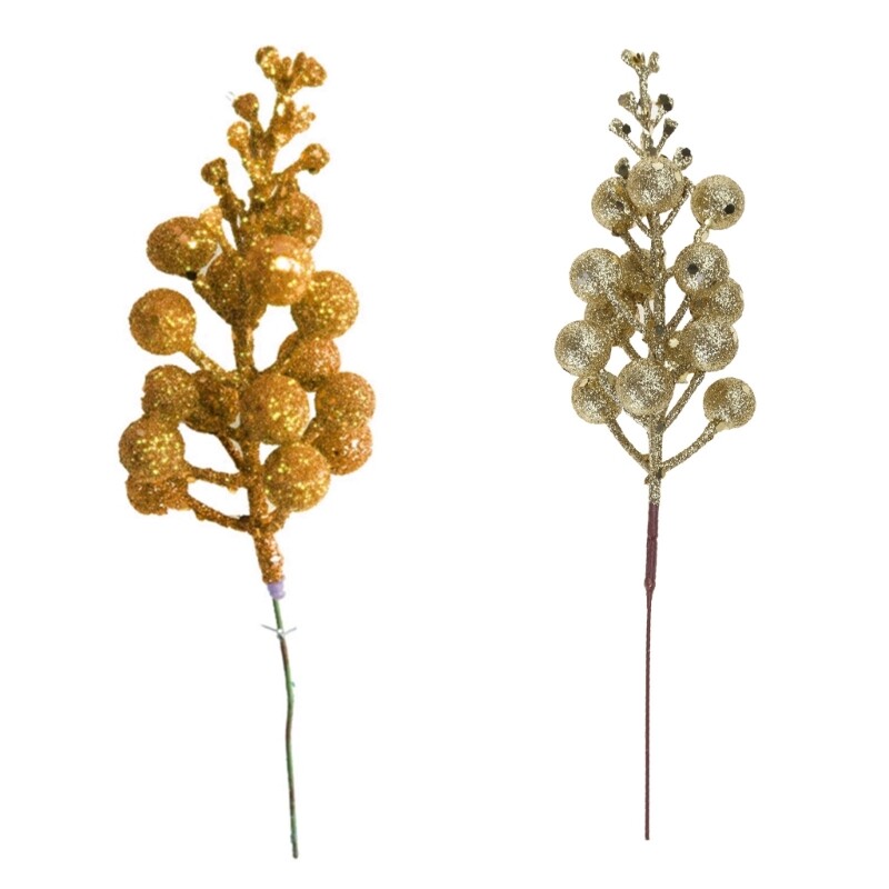 Artificial Flower Berries Stamens for Christmas Home Party Christmas Decorations