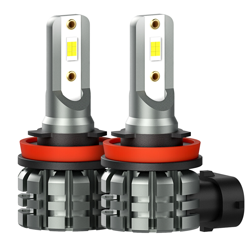 AUXITO H8 H11 H9 H16 LED Fog Lights 6000K White 4000LM High Power L3 Bulbs 2-Pack