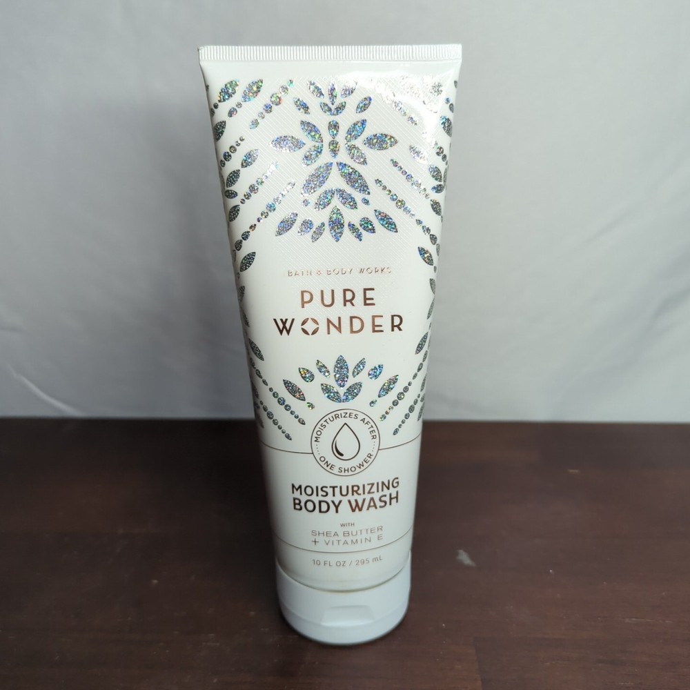 Bath & Body Works Pure Wonder Hydrating Body Wash with Shea Butter & Vitamin E 10 oz  