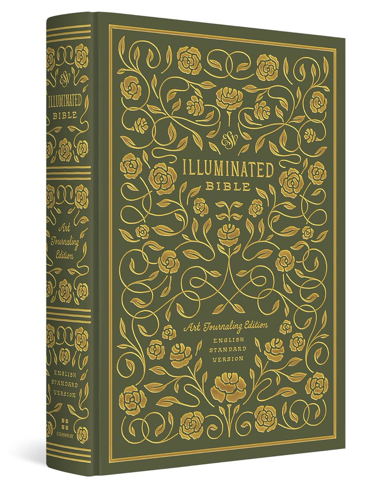 ESV Illuminated Bible Art Journaling Edition with 45 Illustrations 9.3x6.3 inches