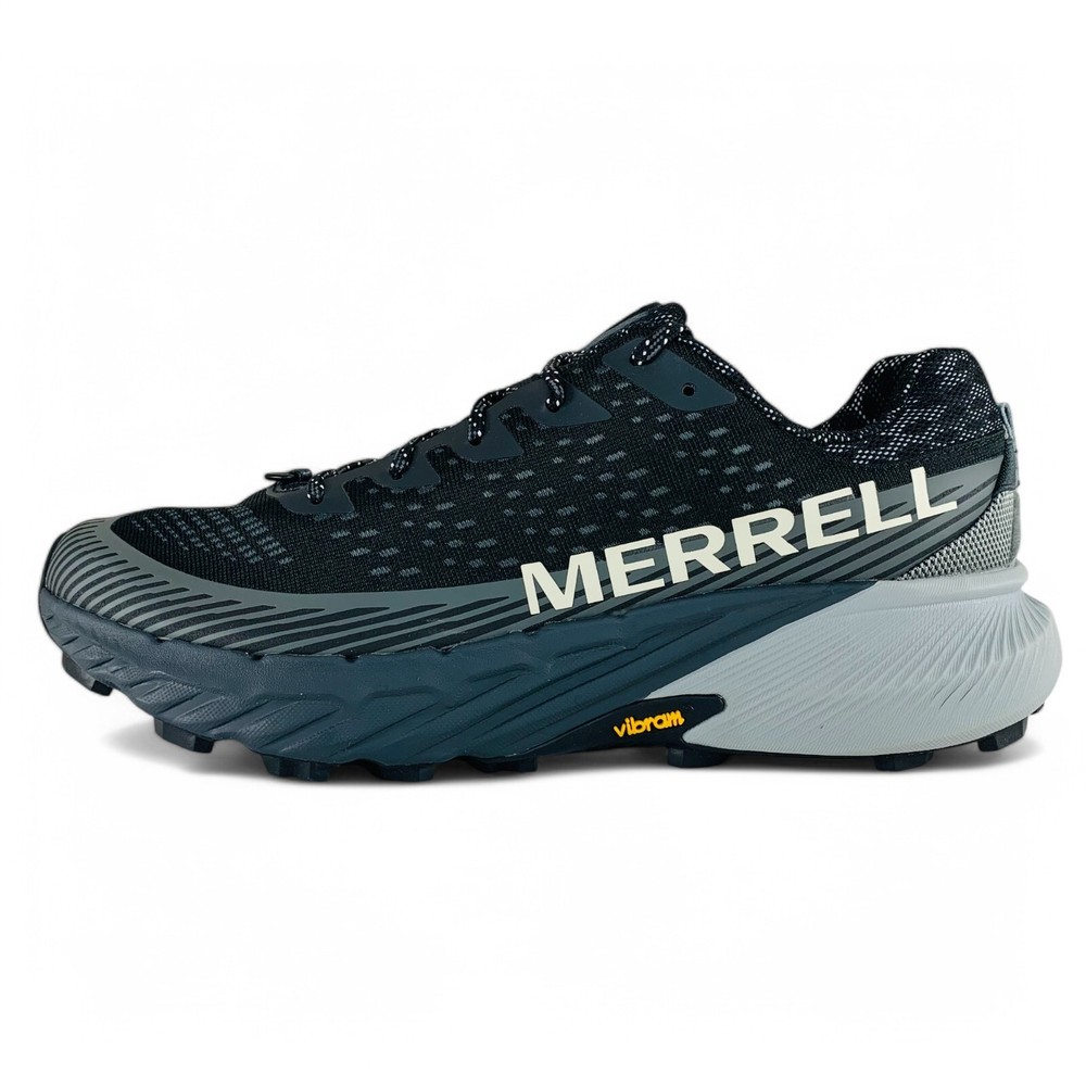 Merrell Agility Peak 5 Black Granite Mens Trail Running Hiking Shoes