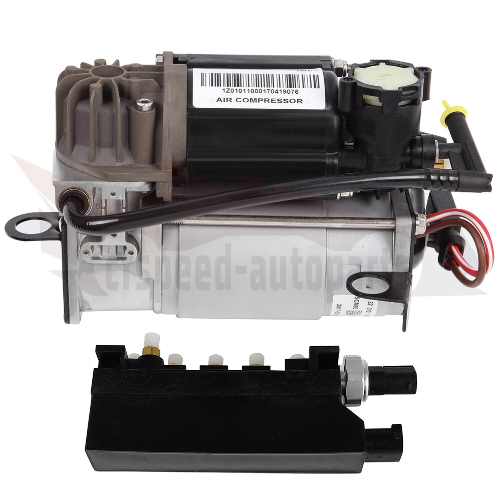 Air Suspension Compressor + Solenoid Valve For Mercedes-Benz S/E/CLS-Class W220