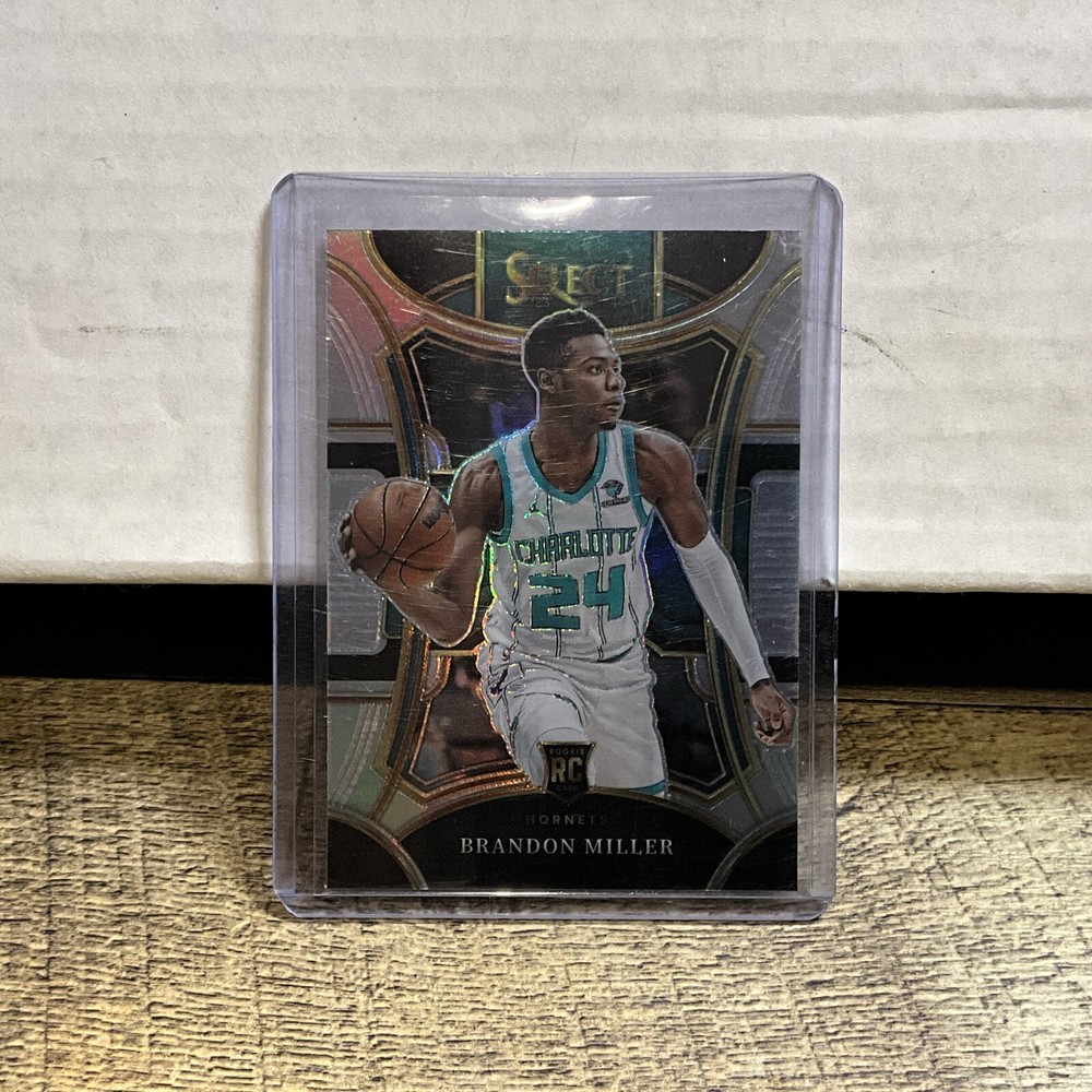 2023-24 Panini Select - Mezzanine Level Silver Prizm #332 Brandon Miller (RC)