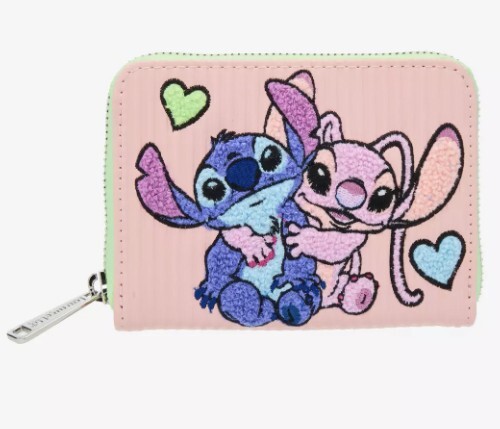 Loungefly Disney Lilo & Stitch Angel & Stitch Pastel Color Block Wallet New wTag