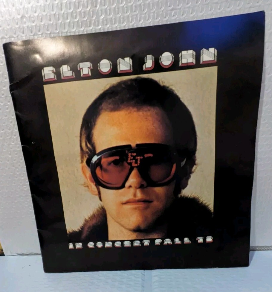 Elton John Concert Tour Program 1975, Rock of the Westies W/ Original Inserts.