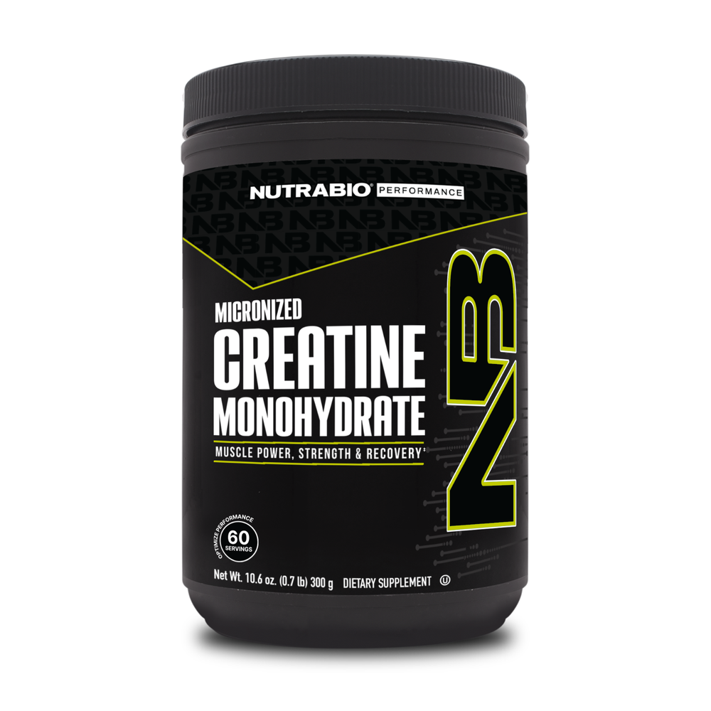 NUTRABIO CREATINE MONOHYDRATE POWDER Micronized Muscle Strength Power 300 Grams