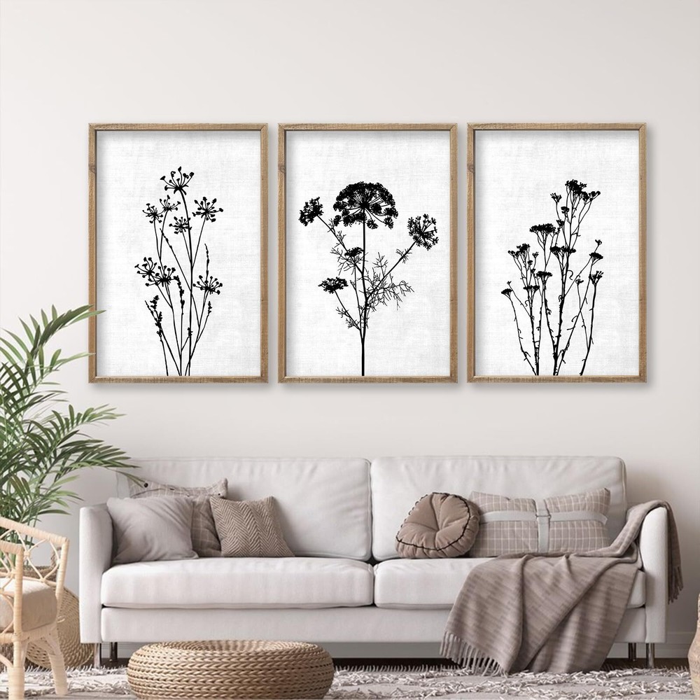 Flower Plant Wall Art Decor 16