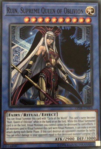 Ruin Supreme Queen of Oblivion OP08-EN004 Super Rare Unlimited Edition