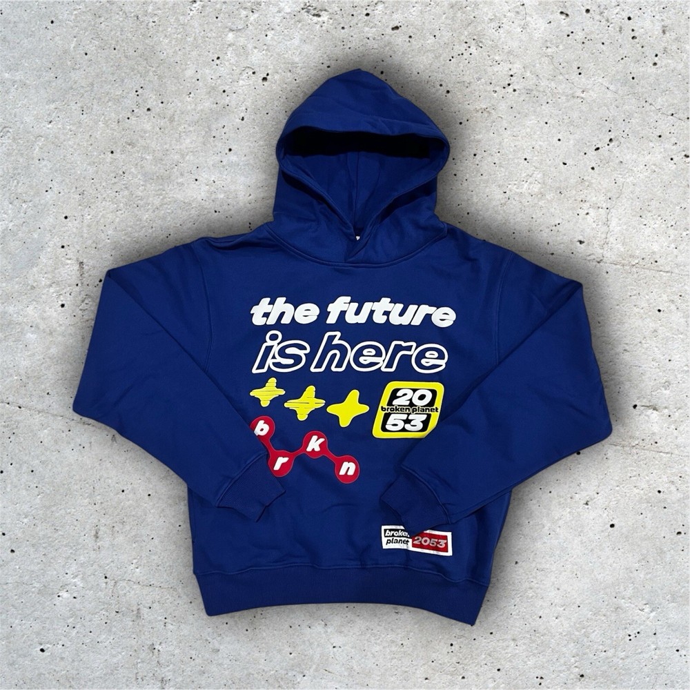 Broken Planet The Future is Here Hoodie - L / XL - Free Shipping