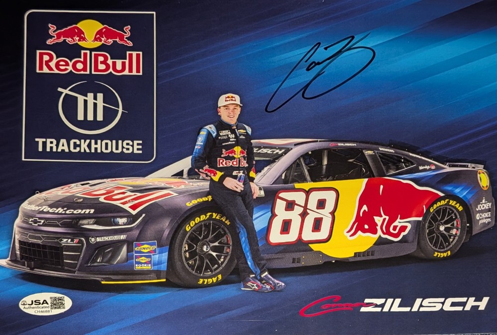 Connor Zilisch Signed 2026 8x10 Hero Card Autographed JSA COA NASCAR Rising Star