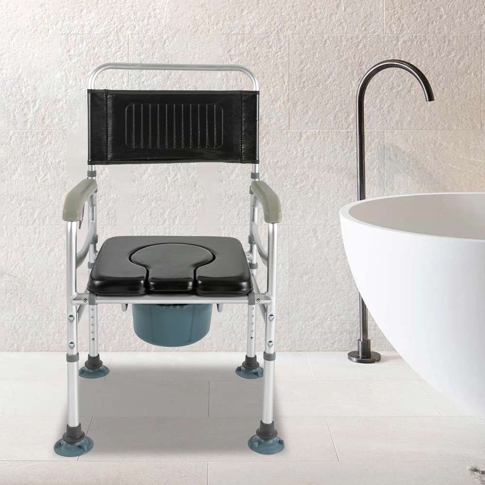 Heavy-Duty 550lb Bariatric Shower Chair with Arms for Safety