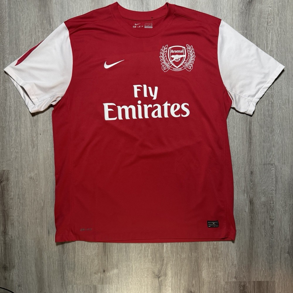 2011/12 Nike Arsenal FC Authentic Home Jersey Shirt Kit XXL