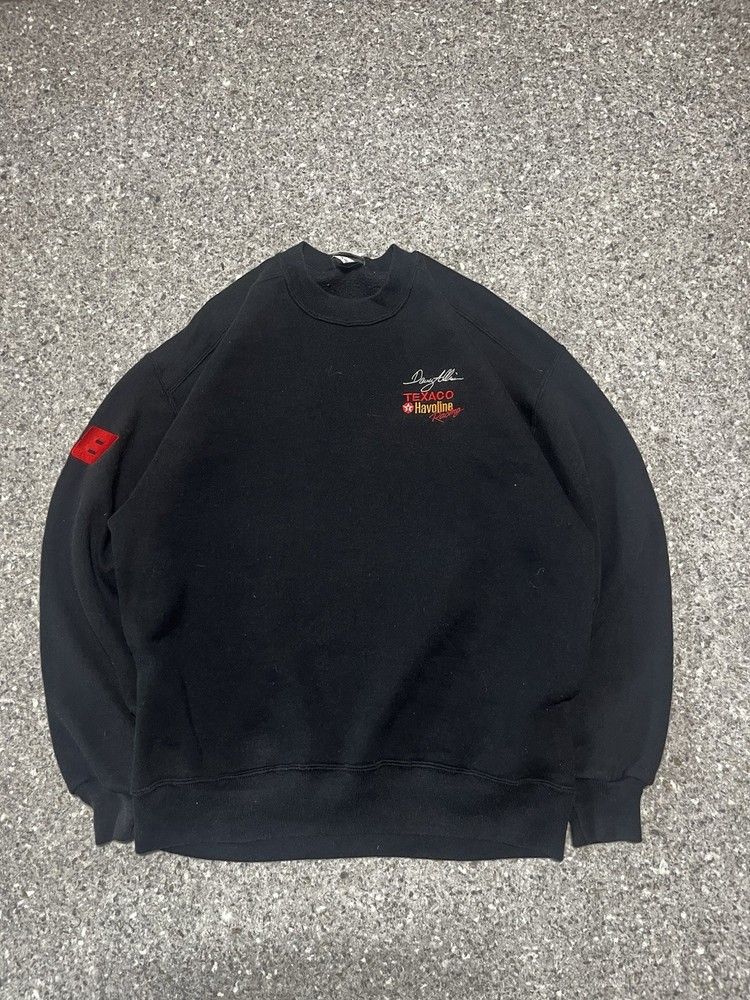 Vintage Dale Earnhardt Texaco Racing Crewneck Sweatshirt USA Made Size Large