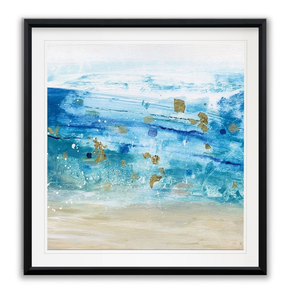 Sea Glass Summer I -Framed Giclee Print