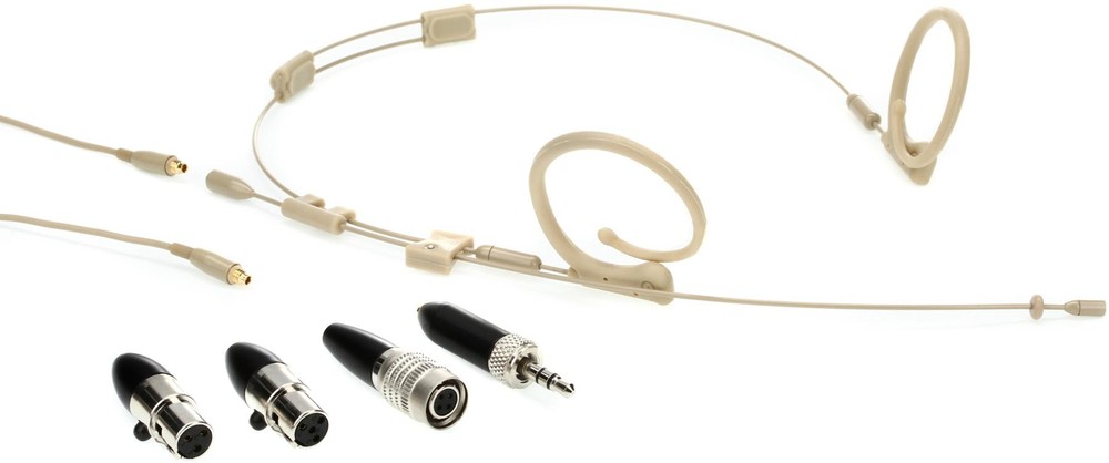 Que Audio QA22 BE Bundle Dual-ear Headworn Microphone with Wireless Adapter