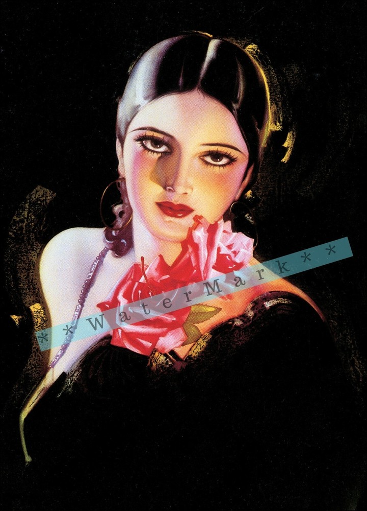 Retro Pin Up 1940 Mexico Vintage Glamour Calendar Art Poster Print #1