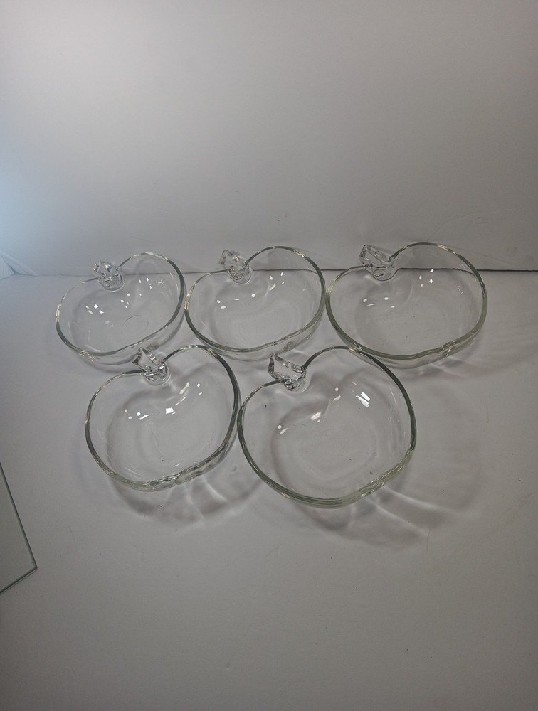 Vintage Hazel Atlas Apple Pumpkin Soup Bowls Set of 5