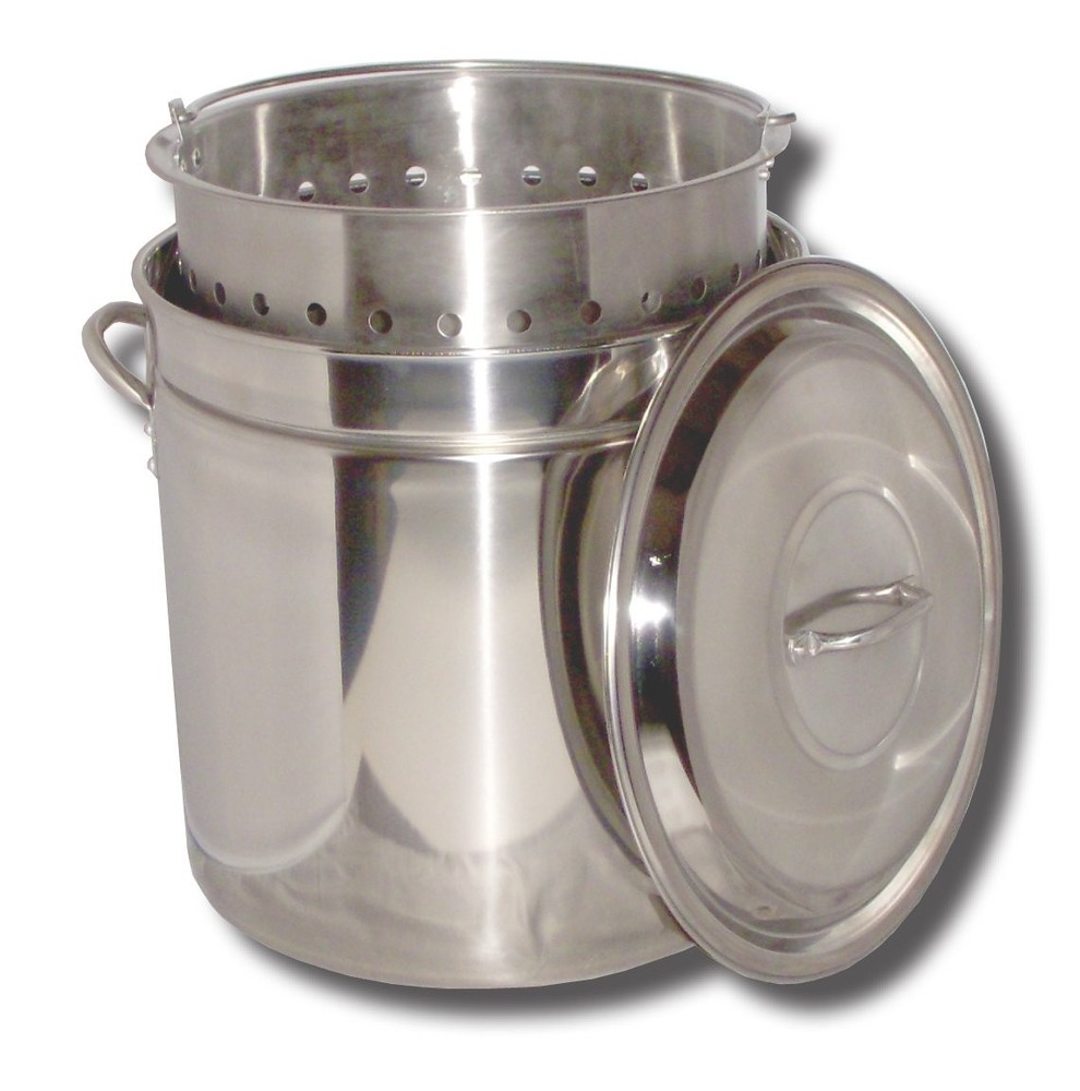 36-Quart KK36SR Ridged Stainless Steel Cooking Pot