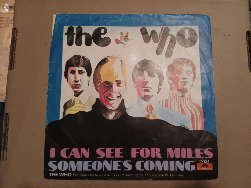 unad       The Who I CAN SEE /SOMEONE'S 45 Record PS-Germany Polydor-59124