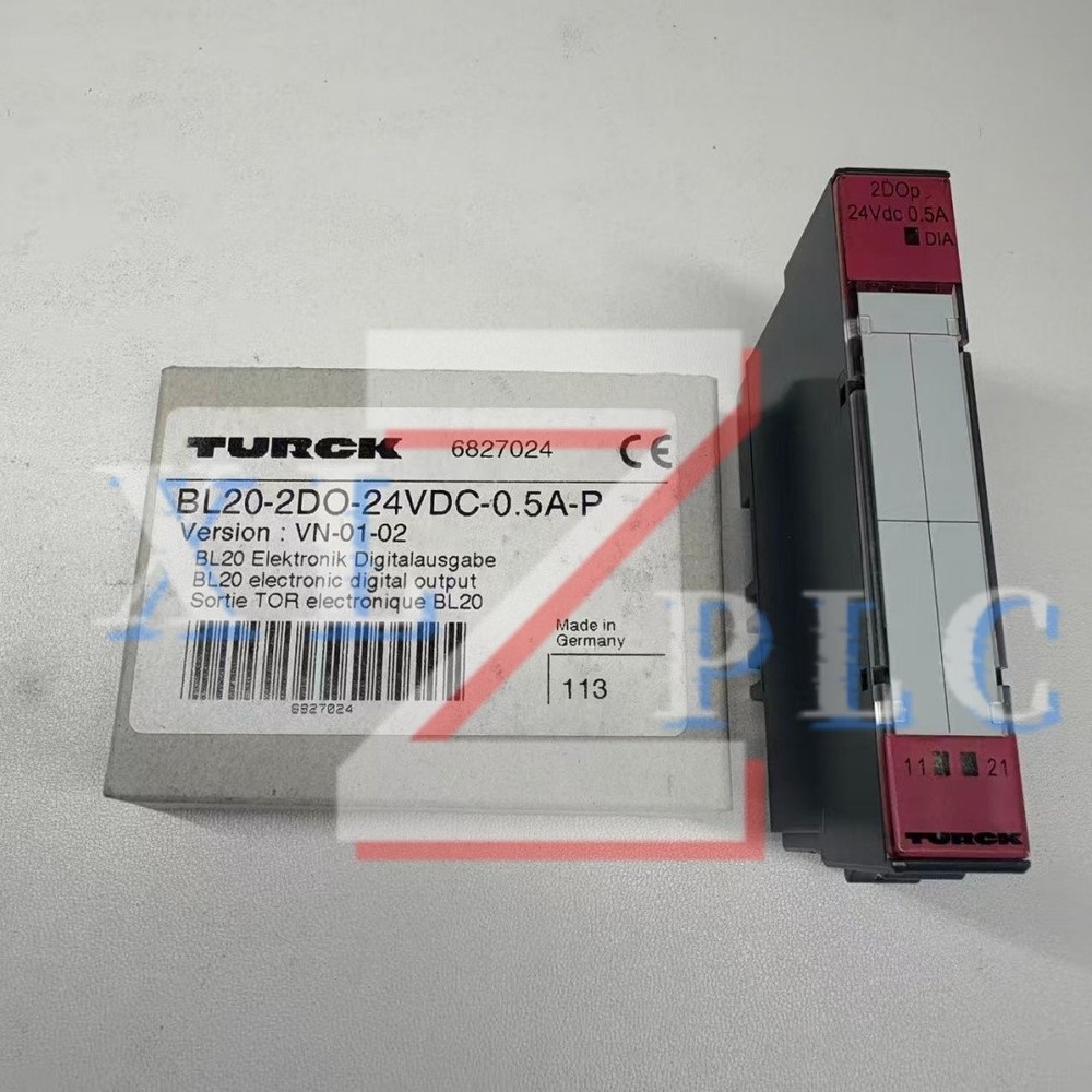 1PCS New TURCK BL20-2DO-24VDC-0.5A-P 6827024 PLC Module In Box*