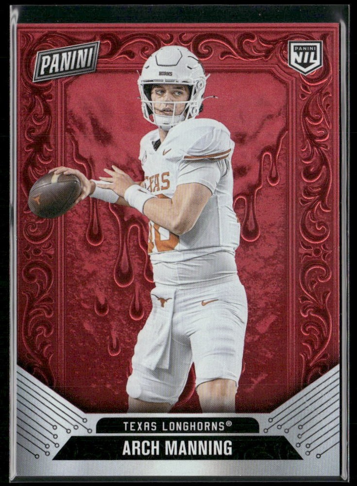 2025 Panini Cyber Monday - Drip Arch Manning #CM13 Red /75 (RC)-image