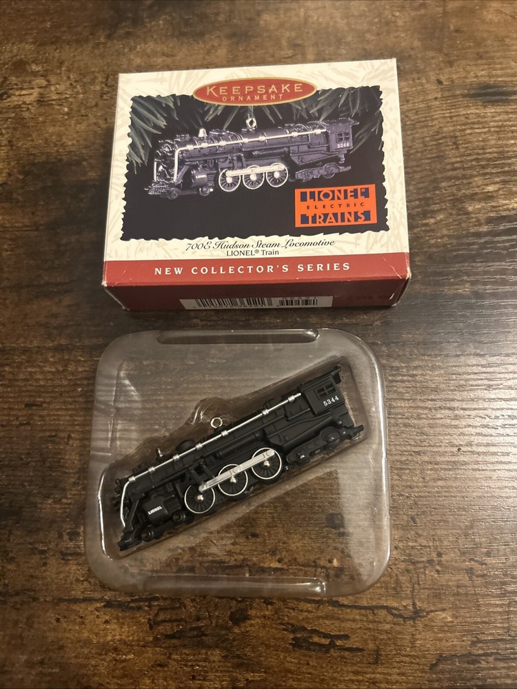 1996 Hallmark Keepsake 700E Hudson Steam Locomotive Lionel Train Die Cast #1 AC