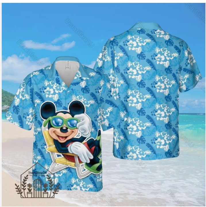 Halloween Mickey Mouse 3D HAWAII SHIRT HALOWEEN GIFT CHRISTMAS GIFT BEST PRICE