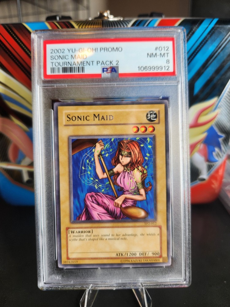 Yu-Gi-Oh 2002 Sonic Maid PSA 8 TP2-012 Tournament Pack 2 Rare!