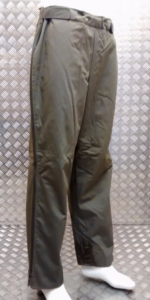 Genuine German Military Issue Cold Weather Fleece Lined Full Zip Winter Trousers