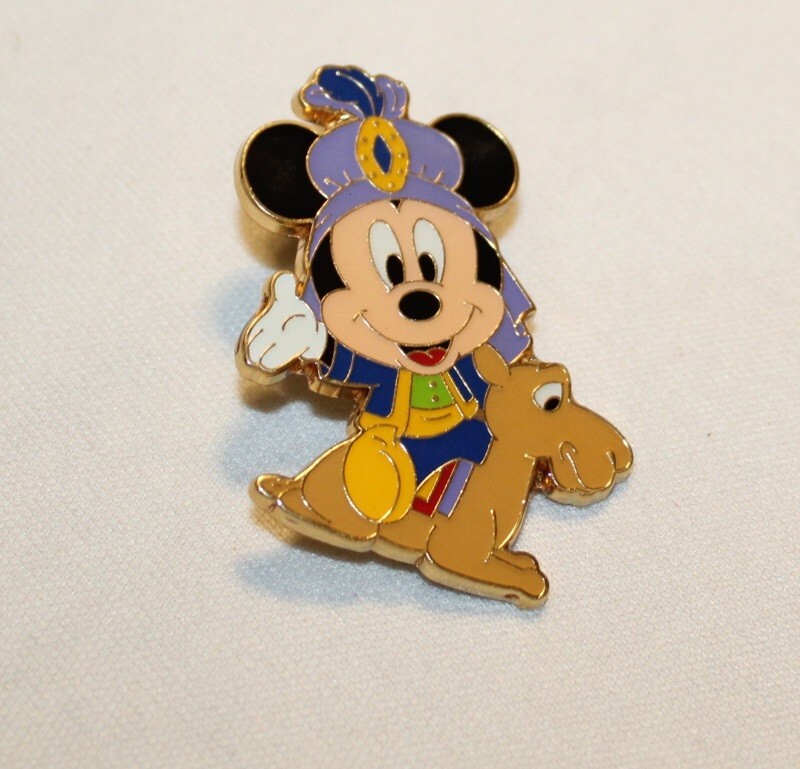 Tokyo Disney Resorts JAPAN Mickey Mouse Genie Aladin camel pin