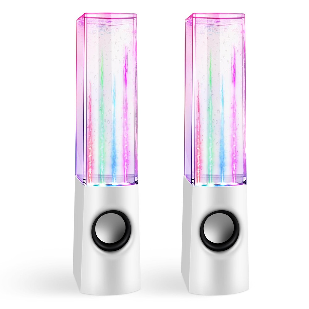 Colorful LED Water Speaker with Dancing Fountain Light Show Sound for PC, MP3...