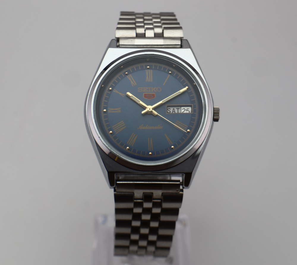 Vintage Seiko 5 Automatic 6309A 17 Jewels D/D Japan made Man's Wrist Watch