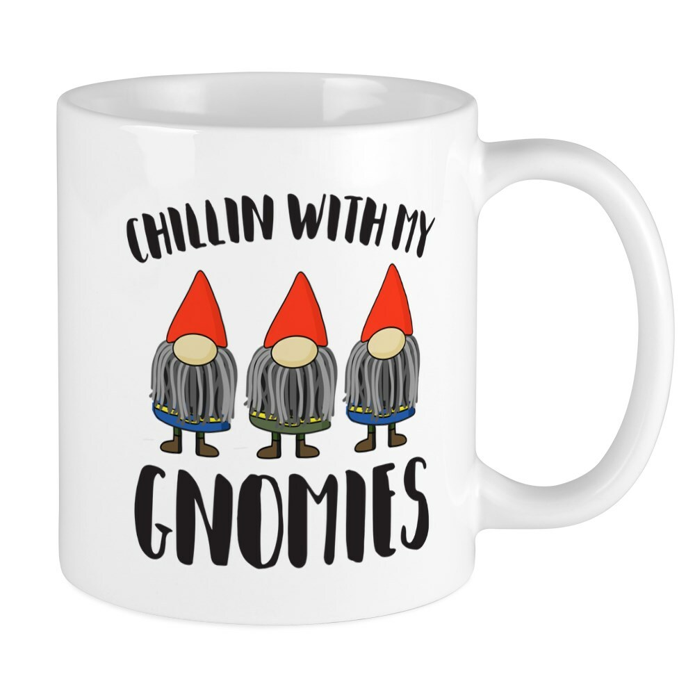 CafePress Chillin With My Gnomies 15 Oz Ceramic Large Mug 11 oz Mug (638507803)