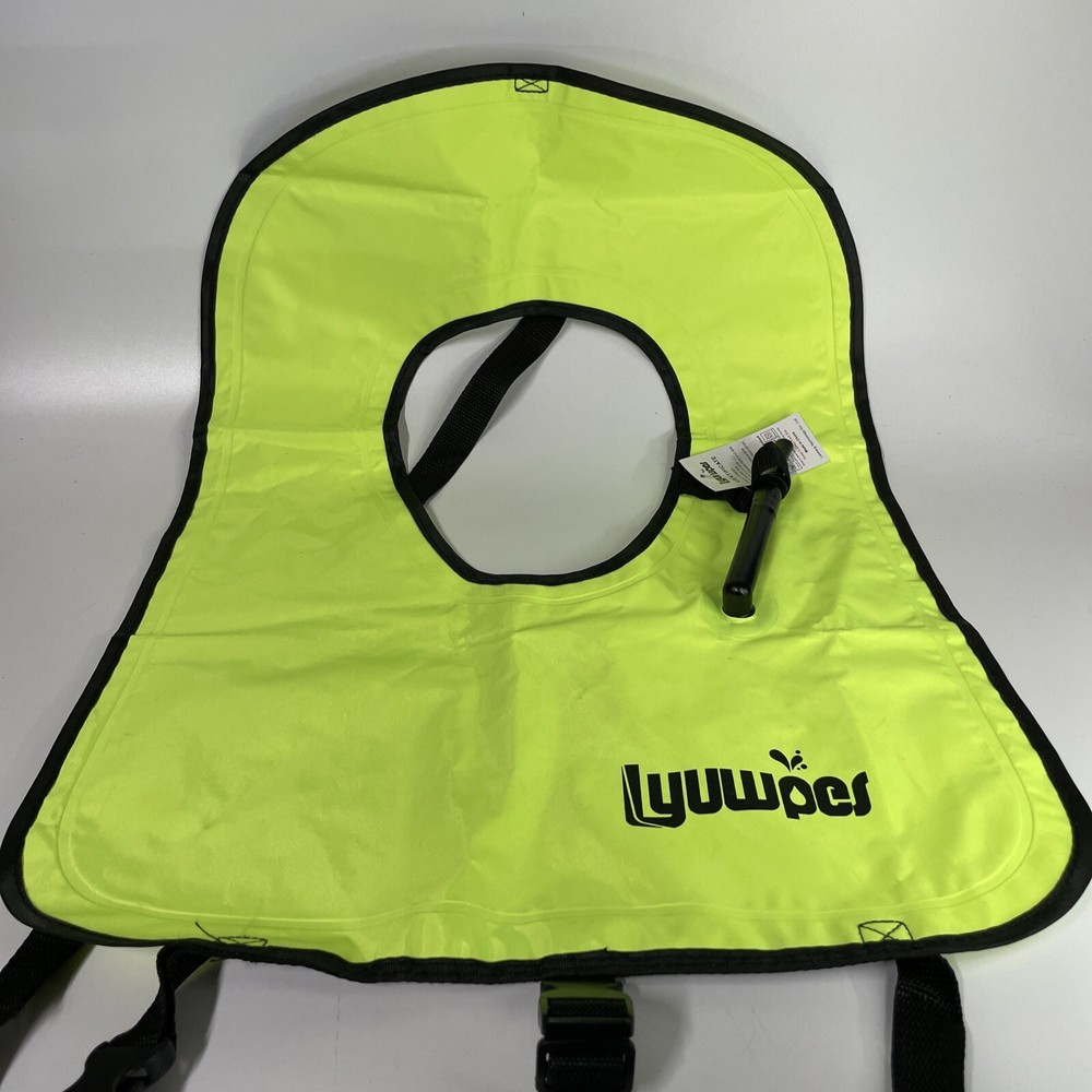 Inflatable Snorkel Vest Adult Snorkeling Jackets Free Diving Swimming Safety