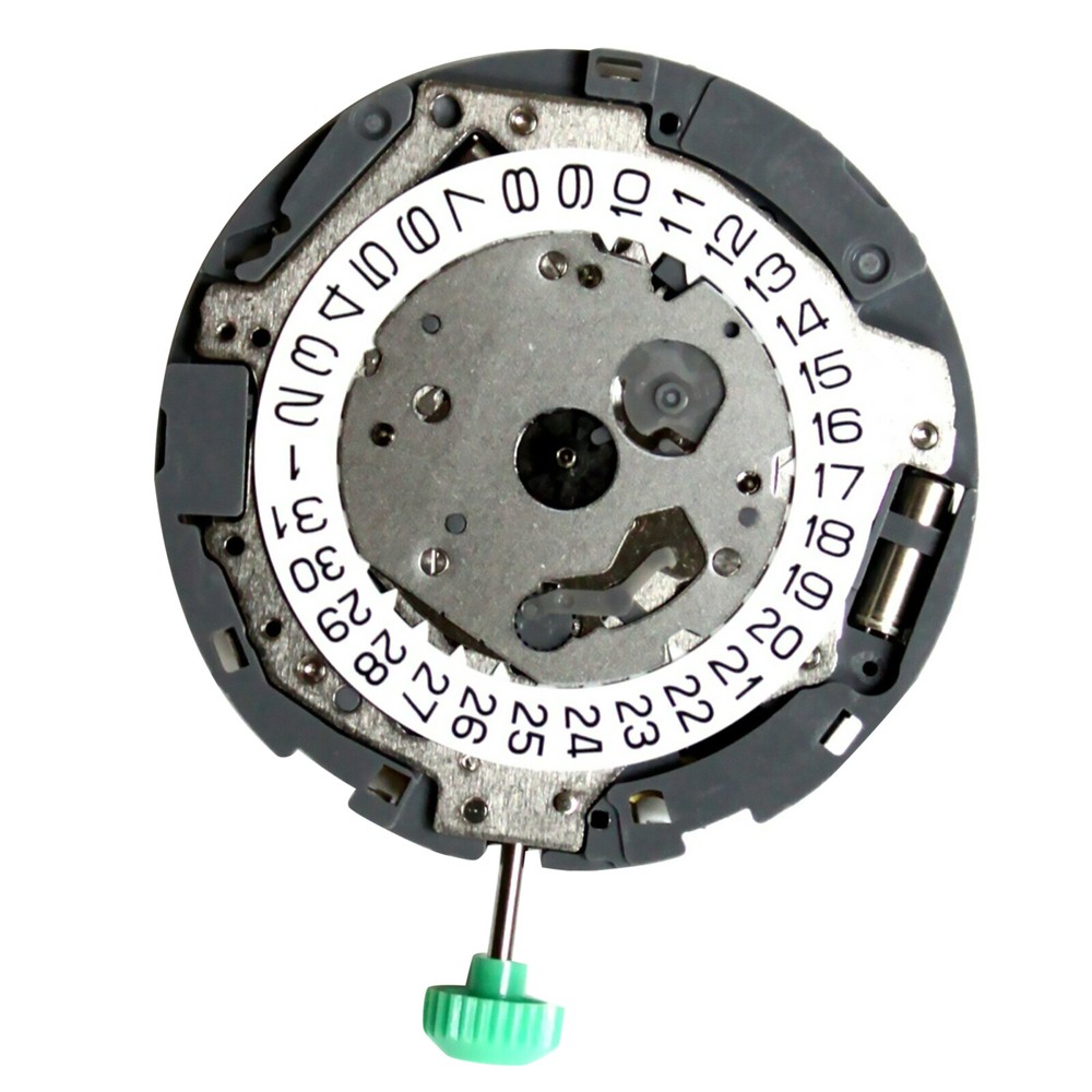 Miyota OS10 Quartz Watch Movement with Date at 3 OClock and Battery Replacement