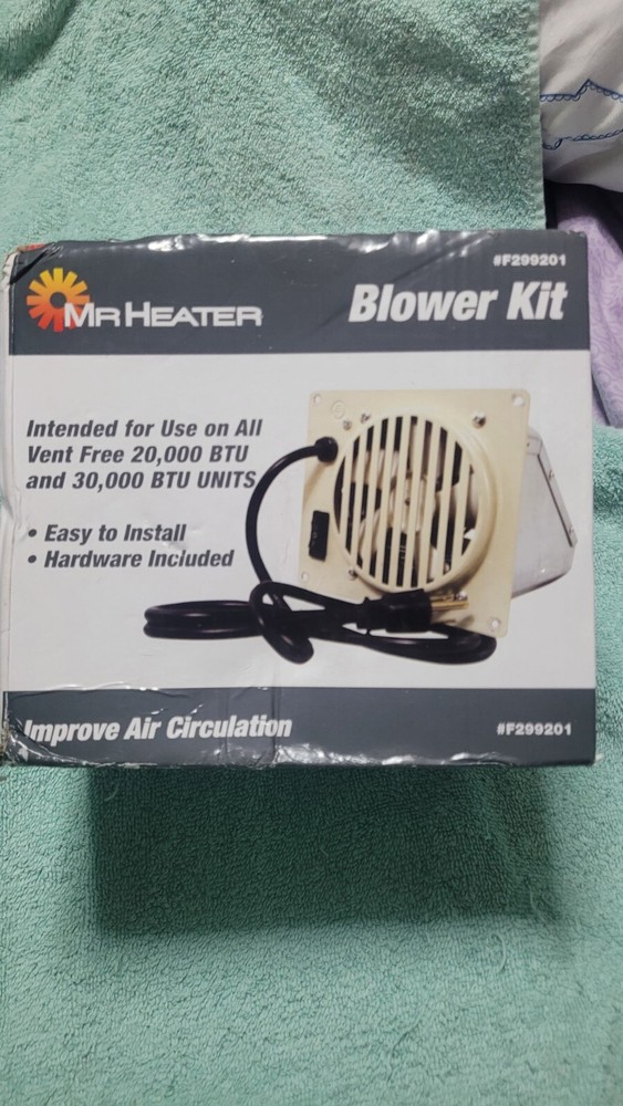 Mr. Heater Vent-Free Blower Fan Kit F299201 for, 20,000-30,000 BTU Vent-Free NIB