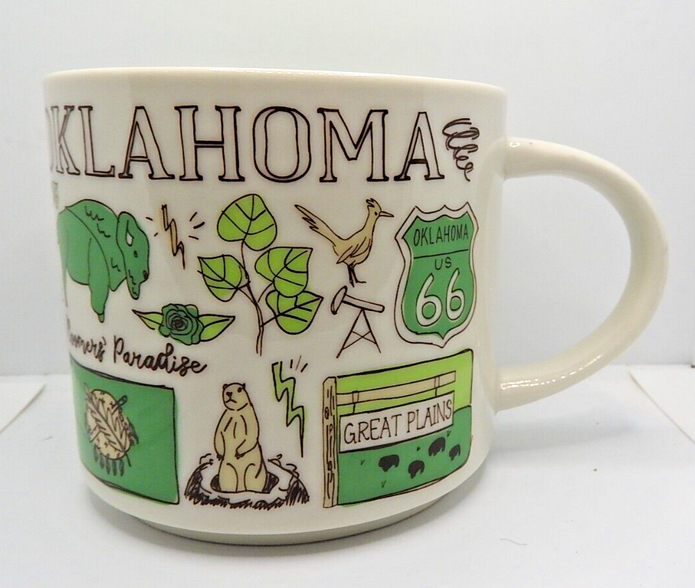 2022 Starbucks Been There Series Oklahoma Sooner State 14oz Mug Across The Globe
