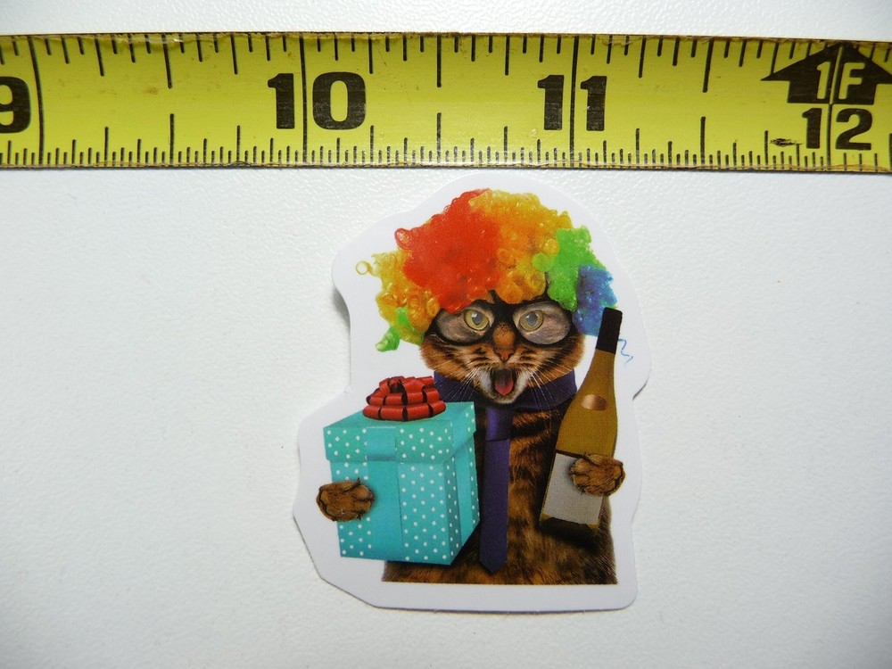 Cute Funny Cat Kitten Sticker Decal for Pet Lovers Party Surprise