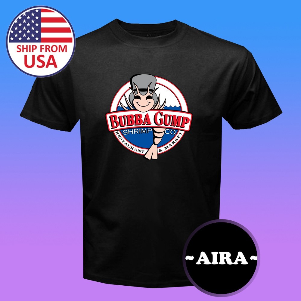 Bubba Gump Shrimp Co. Men's Black Size S-5XL