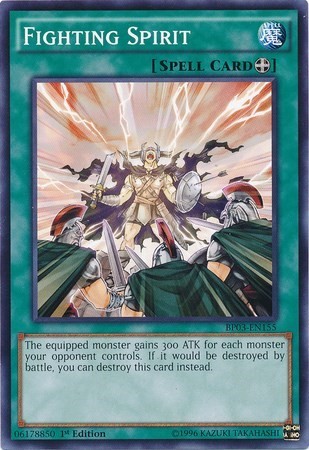 Fighting Spirit 1st Edition NM English YuGiOh Battle Pack 3 Monster League