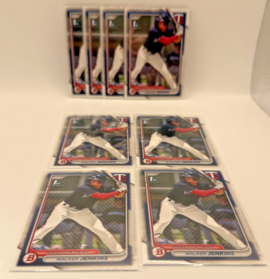 2024 Bowman 1st Prospect Paper (LOT of 8) Walker Jenkins Minnesota Twins #BP-43