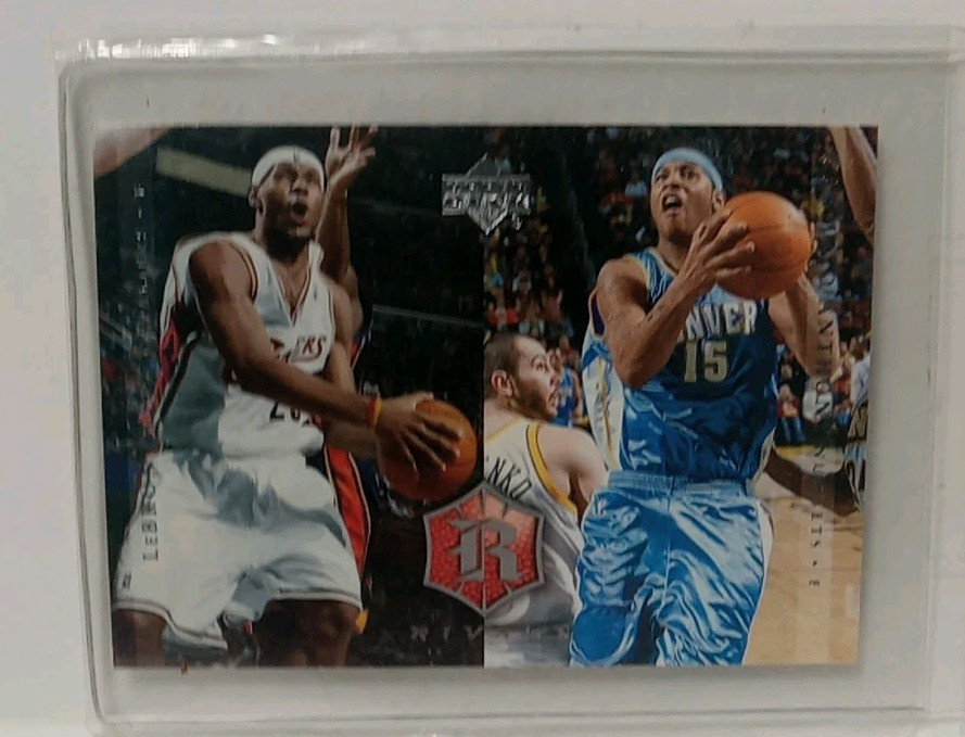2004-05 Upper Deck Rivals LeBron James Carmelo Anthony Card #29