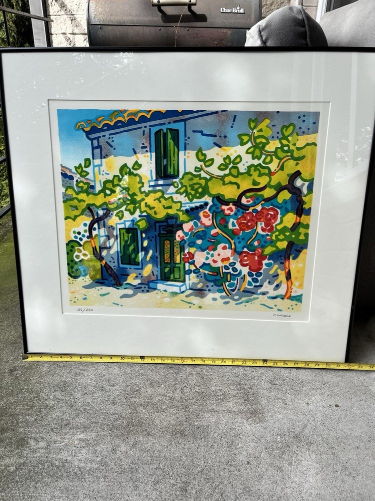 SIGNED ORIGINAL Ltd Ed GUY CHARON LITHOGRAPH  Picture ART Print 126/250