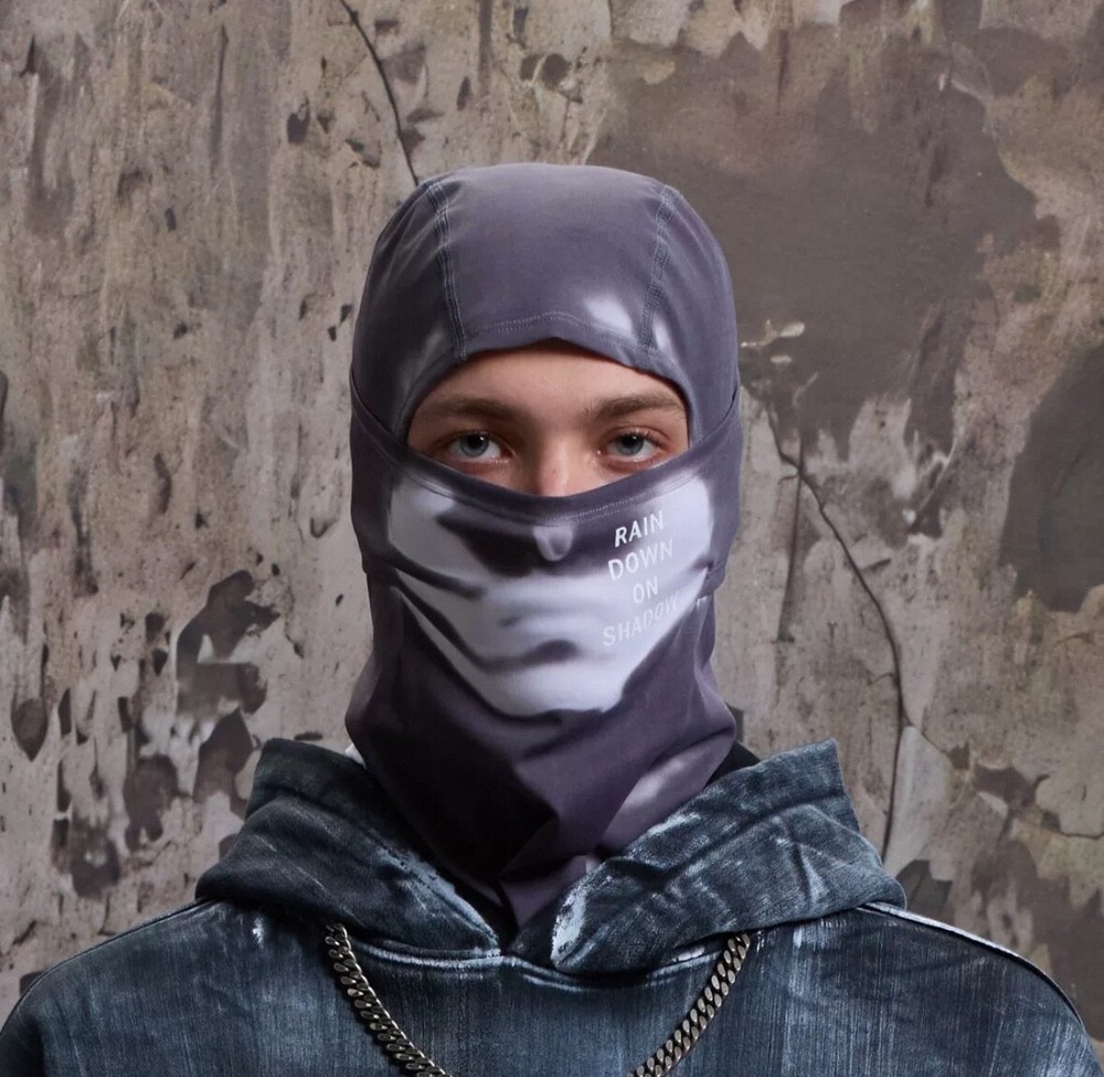 Temperature sensitive face mask Skiing and cycling thermal sensing head cover