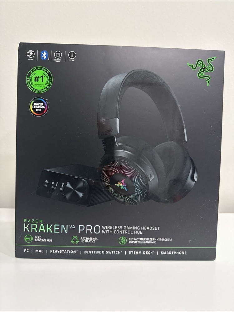 Razer Kraken V4 Pro Wireless Gaming Headset with THX Spatial Audio