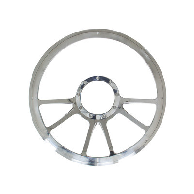 Billet Specialties 30971 14In Polished Aluminum Steering Wheel Perfect for Edge Models