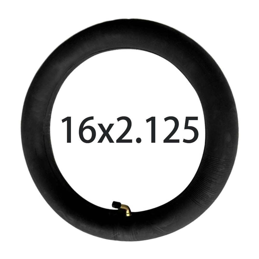 Black Tires Inner Tube For Electric Scooter E-Bike Part 16x2.125/2.50 Rubber