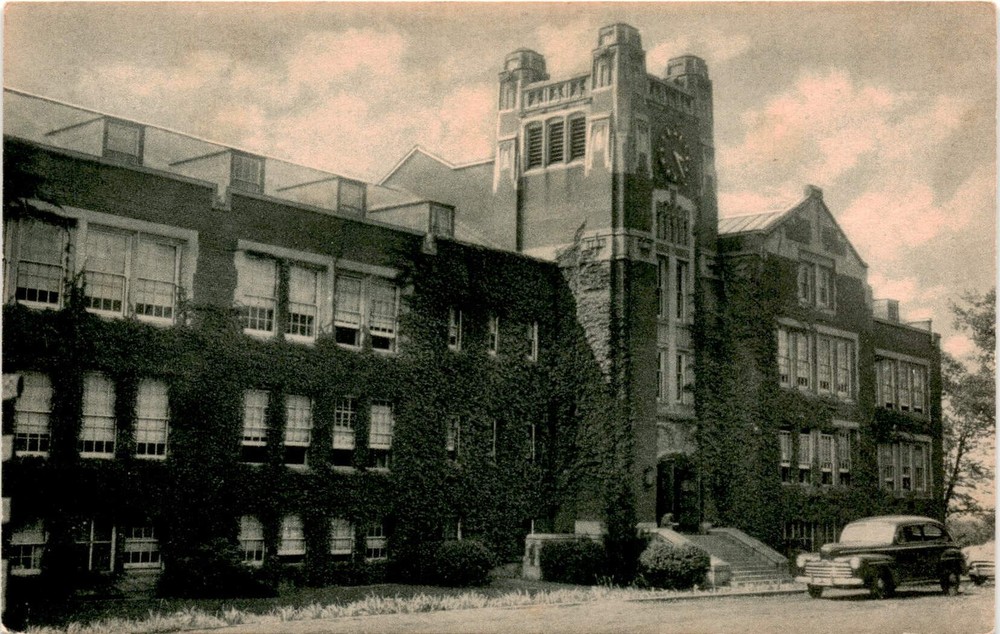 Administration Building, Geneseo, New York, State Teachers College, Postcard
