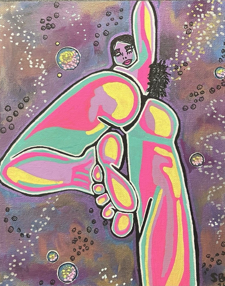 Painting 8 X 10 Original Art By Sbell Acrylic On Stretched Canvas